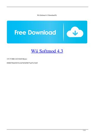 Softmod wii u 5.5.2 without game
